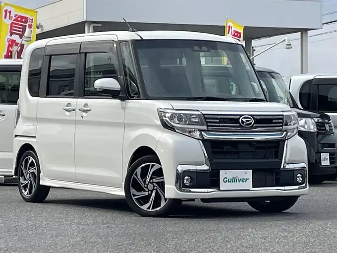 新着情報“タントカスタムRS トップエディションVS SAⅢ”2019年式パールホワイトⅢ入荷しました！