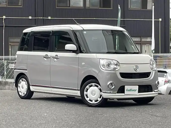 新着情報“ムーヴキャンバスGメイクアップリミテッド SAⅢ”2019年式パールホワイトⅢ/スムースグレーマイカメタリック 2トーン入荷しました！