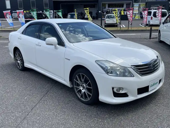 新着情報“クラウンハイブリッドハイブリッド”2008年式ホワイトパールクリスタルシャイン入荷しました！