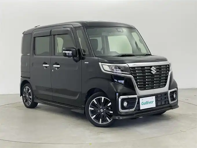 新着情報“スペーシアカスタムハイブリッドXS”2018年式ブルーイッシュブラックパール3入荷しました！