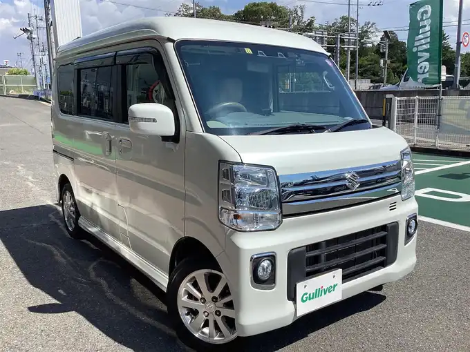 新着情報“エブリイワゴンPZターボスペシャル ハイルーフ”2022年式パールホワイト入荷しました！