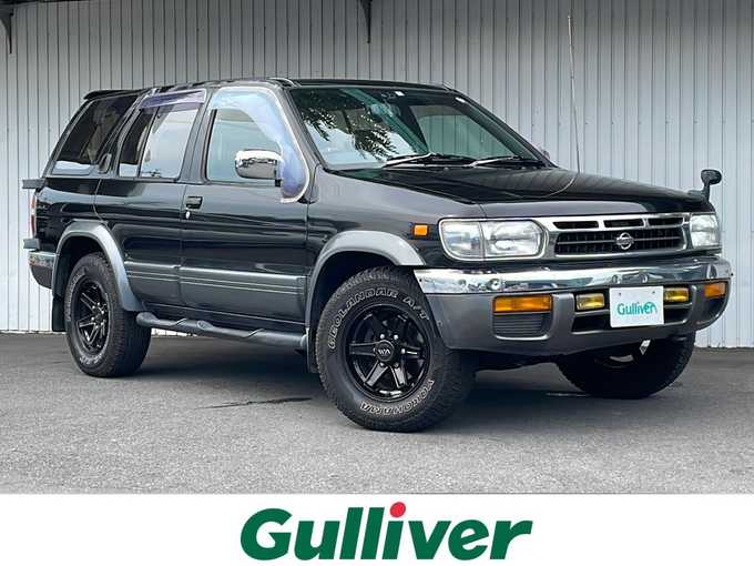 新着情報“テラノワイドボディ オールモード4×4 R3m－R リミテッド”1996年式スーパーブラック入荷しました！