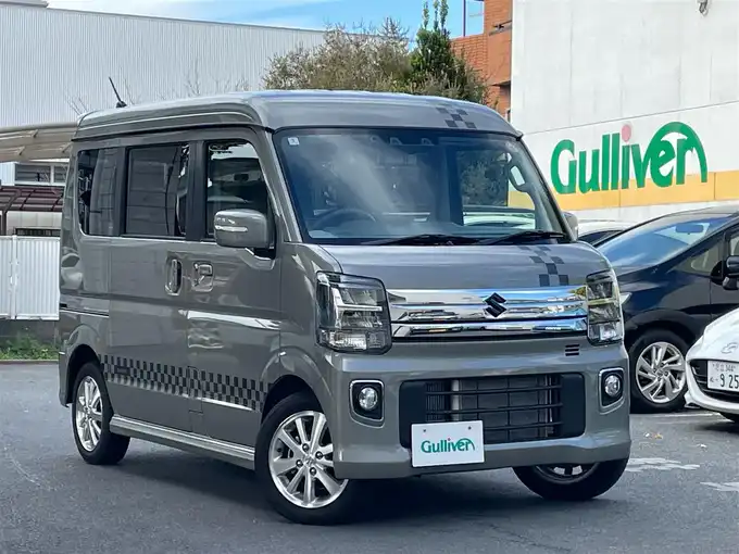 新着情報“エブリイワゴンPZターボスペシャル ハイルーフ”2024年式モスグレーメタリック入荷しました！