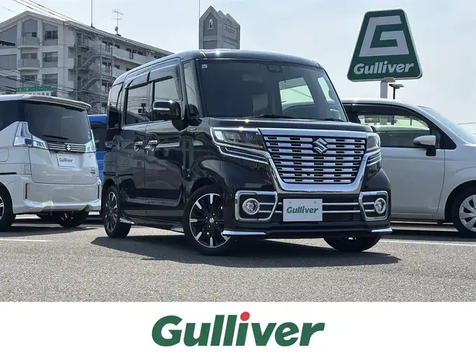 新着情報“スペーシアカスタムハイブリッドXSターボ 衝突被害軽減ブレーキ非装着車”2019年式ブルーイッシュブラックパール3入荷しました！