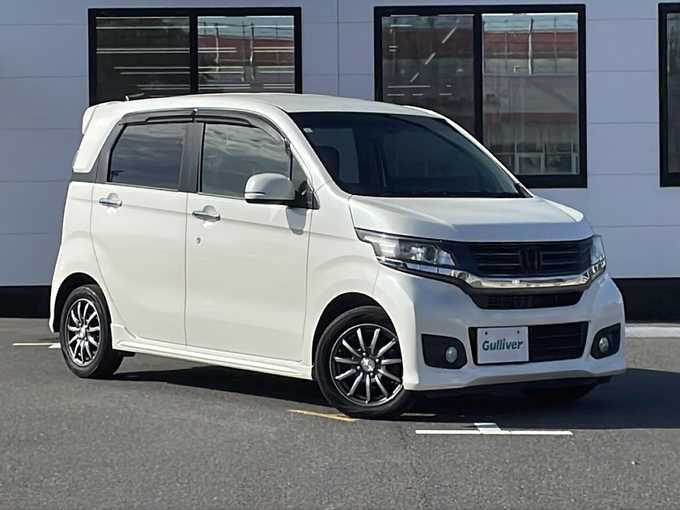 新着情報“Ｎ－ＷＧＮカスタムG・ターボパッケージ”2015年式プレミアムホワイトパール入荷しました！