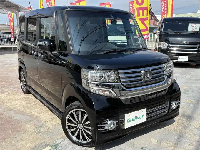 新着情報“Ｎ－ＢＯＸカスタムG特別仕様車ターボSSパッケージ”2013年式クリスタルブラックパール入荷しました！