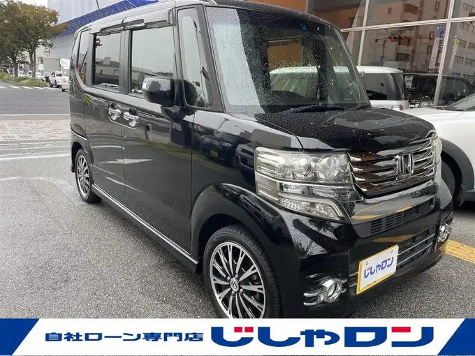 新着情報“Ｎ－ＢＯＸカスタムG特別仕様車ターボSSパッケージ”2013年式クリスタルブラックパール入荷しました！