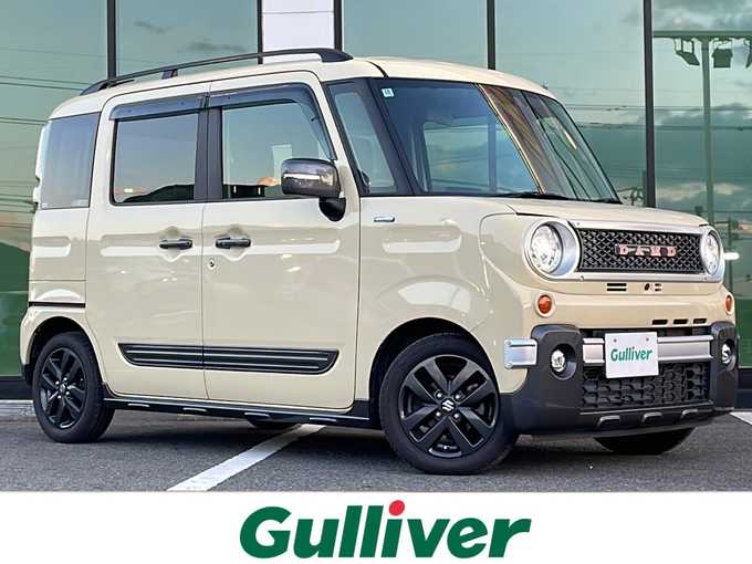 新着情報“スペーシアギアハイブリッドXZ ターボ”2022年式シフォンアイボリーM入荷しました！