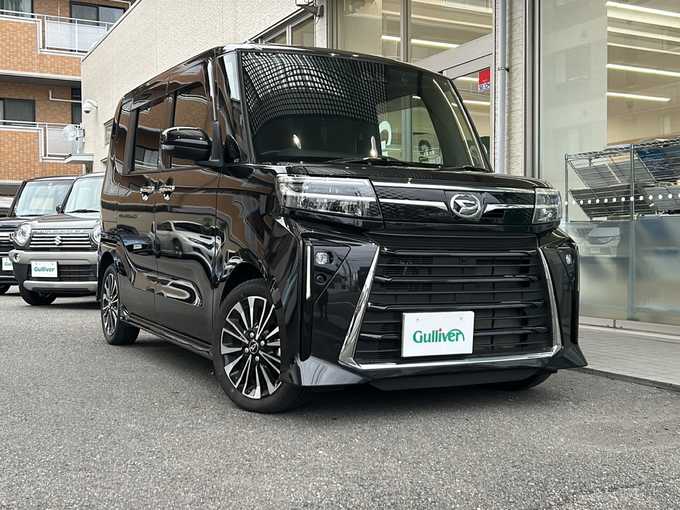 新着情報“タントカスタムRS eco IDLE非装着車”2023年式ブラックマイカメタリック入荷しました！