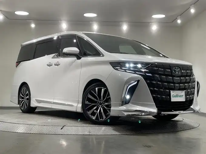 新着情報“アルファードハイブリッドハイブリッド Z”2025年式プラチナホワイトパールマイカ入荷しました！