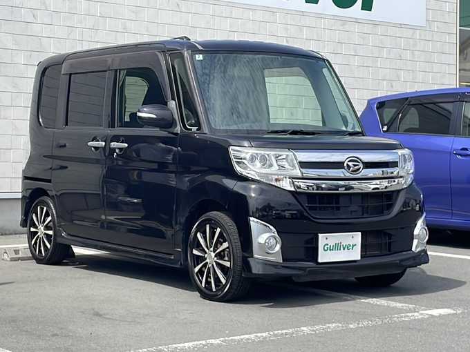 新着情報“タントカスタムX”2015年式ブラックマイカメタリック入荷しました！