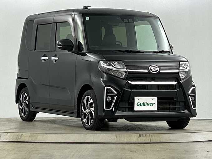 新着情報“タントカスタムX”2021年式ブラックマイカメタリック入荷しました！