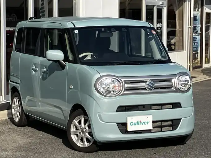 新着情報“ワゴンＲスマイルG”2022年式オフブルーM入荷しました！