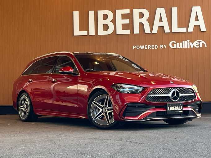 新着情報“ＣクラスステーションワゴンC180 ステーションワゴン アバンギャルドAMGライン”2023年式ヒヤシンスレッド入荷しました！