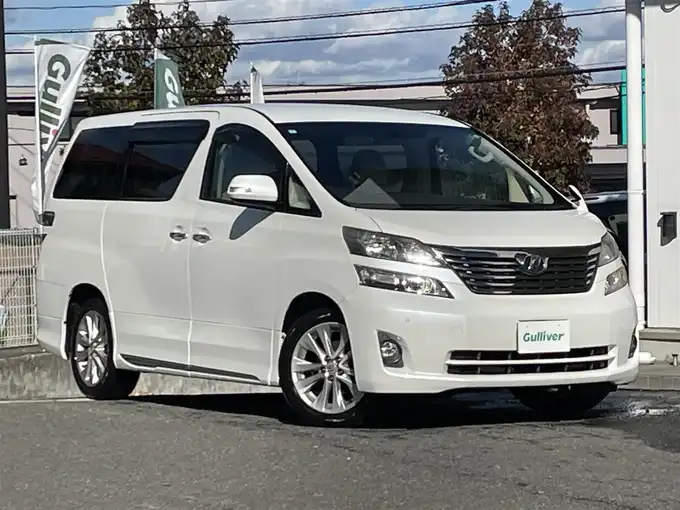 新着情報“ヴェルファイア2．4V”2009年式ホワイトパールクリスタルシャイン入荷しました！