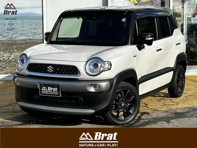 新着情報“クロスビーハイブリッドMZ”2021年式ピュアホワイトパール/ブラック2トーンルーフ入荷しました！