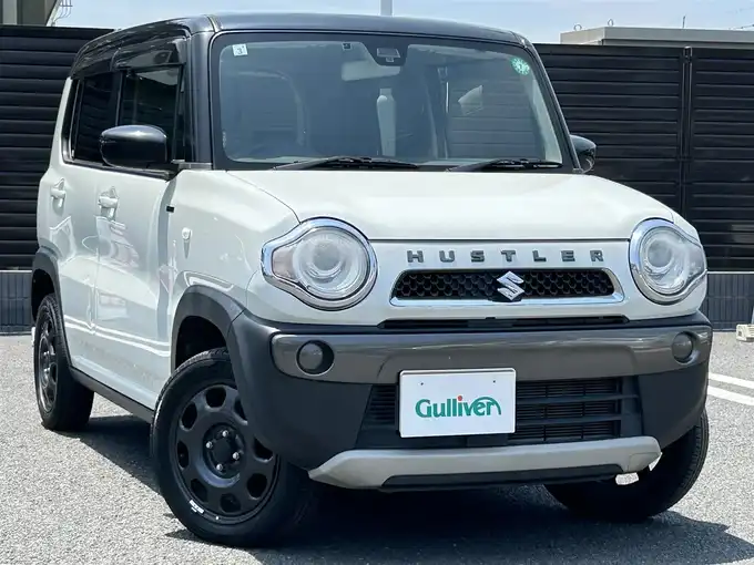 新着情報“ハスラーFリミテッド セットオプション装着車”2017年式クリスタルホワイトパール/ブラック2トーン入荷しました！