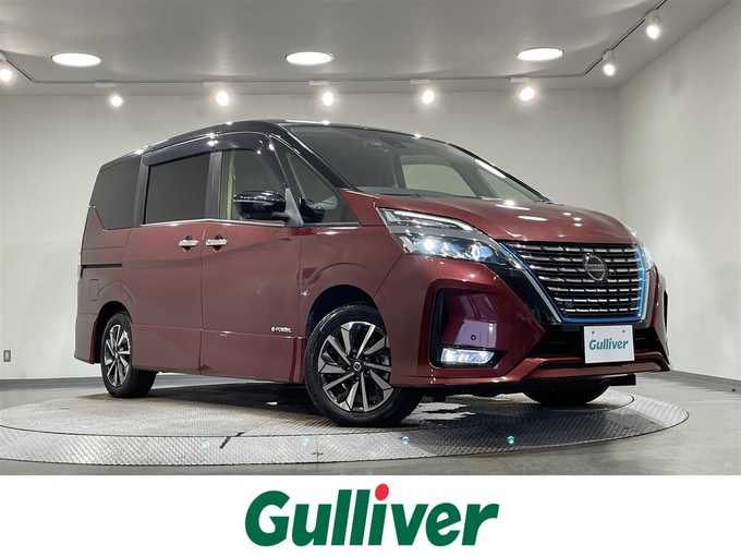 新着情報“セレナe－パワー ハイウェイスターV”2019年式マルーンレッド 2トーン入荷しました！