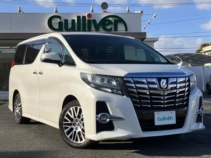 新着情報“アルファード2．5S Cパッケージ”2015年式ホワイトパールクリスタルシャイン入荷しました！