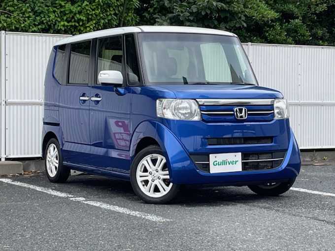 新着情報“Ｎ－ＢＯＸ＋2トーンカラースタイル G・Lパッケージ”2016年式ブリリアントスポーティブルーメタリック2トーン入荷しました！