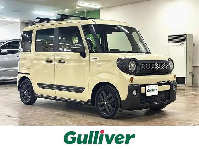 新着情報“スペーシアギアハイブリッドXZ ターボ”2023年式シフォンアイボリーM入荷しました！