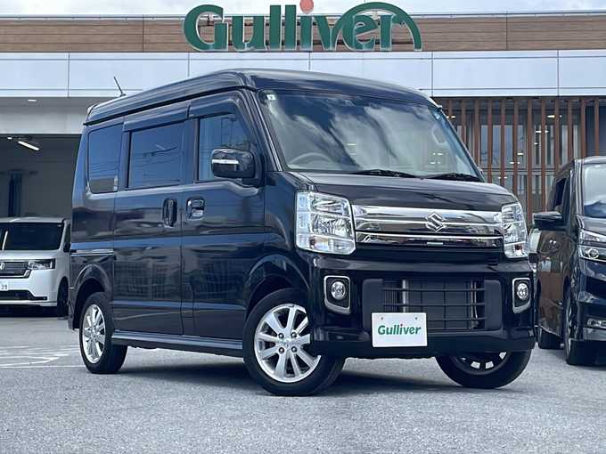 新着情報“エブリイワゴンPZターボスペシャル ハイルーフ”2021年式ブルーイッシュブラックパール3入荷しました！