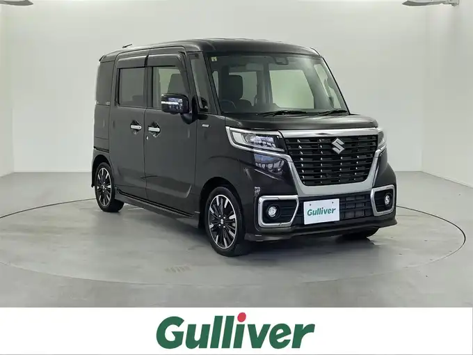 新着情報“スペーシアカスタムハイブリッドXS 衝突被害軽減ブレーキ非装着車”2018年式アーバンブラウンパールメタリック入荷しました！