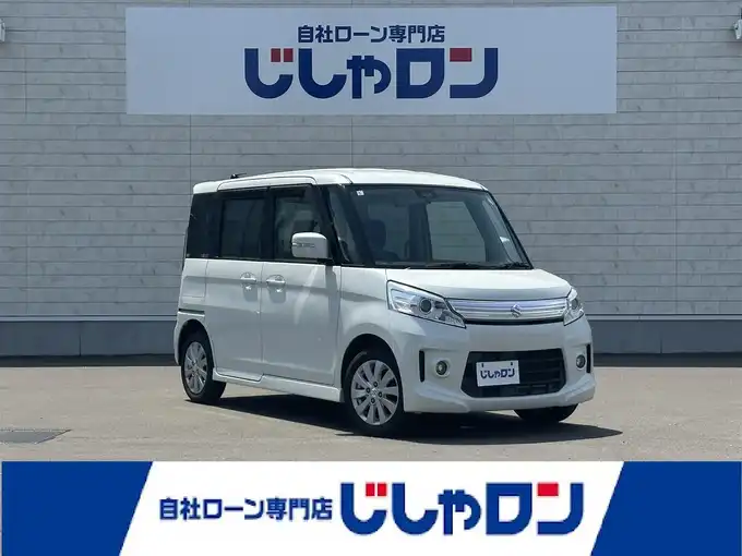 新着情報“スペーシアカスタムXS（レーダーブレーキサポート装着車）”2015年式パールホワイト入荷しました！
