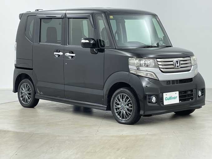 新着情報“Ｎ－ＢＯＸ＋カスタムG”2014年式スマートブラック入荷しました！