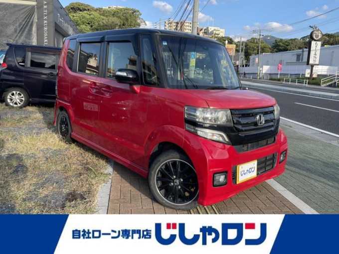 新着情報“Ｎ－ＢＯＸカスタム2トーンカラースタイル G・ターボLパッケージ”2015年式ミラノレッド入荷しました！