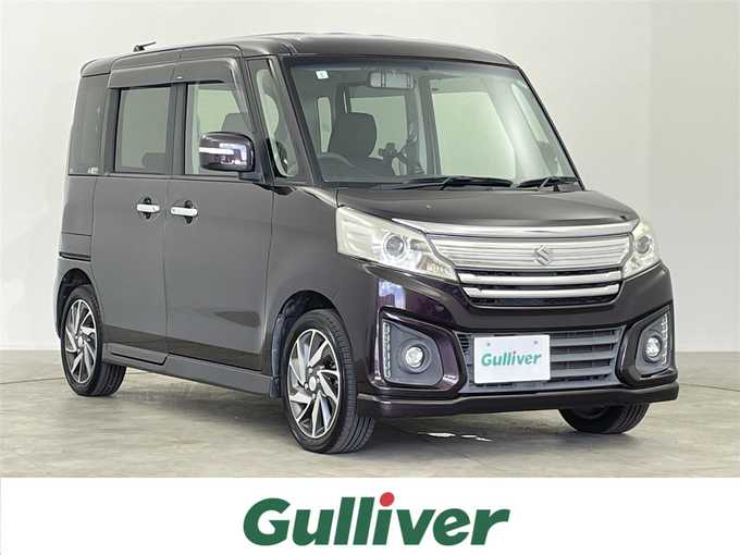 新着情報“スペーシアカスタムXS デュアルカメラブレーキサポート装着車”2015年式ムーンライトバイオレットPM入荷しました！