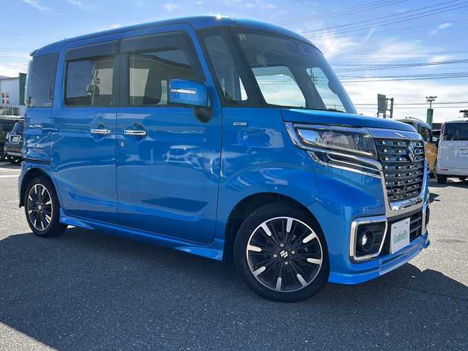 新着情報“スペーシアカスタムハイブリッドXSターボ”2020年式ブリスクブルーM入荷しました！