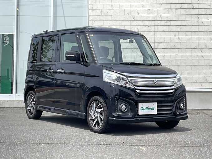 新着情報“スペーシアカスタムXS デュアルカメラブレーキサポート装着車”2016年式ブルーイッシュブラックパール3入荷しました！