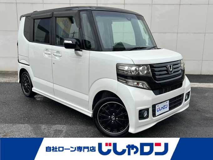 新着情報“Ｎ－ＢＯＸカスタム2トーンカラースタイル G・ターボAパッケージ”2014年式プレミアムホワイトパール入荷しました！