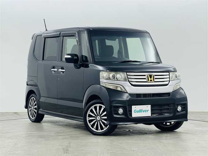 新着情報“Ｎ－ＢＯＸカスタムG・ターボパッケージ”2012年式クリスタルブラックパール入荷しました！