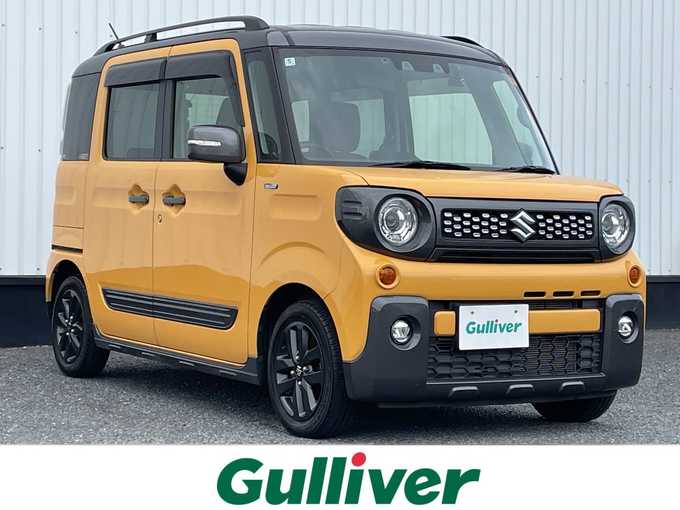 新着情報“スペーシアギアハイブリッドXZ”2022年式アクティブイエロー/ガンメタリック2トーン入荷しました！