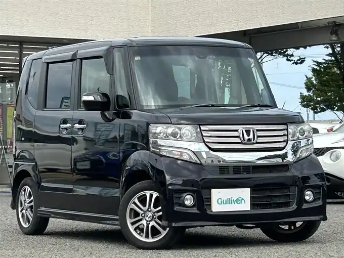 新着情報“Ｎ－ＢＯＸカスタムG特別仕様車SSパッケージ”2014年式プレミアムゴールドパープルパール入荷しました！