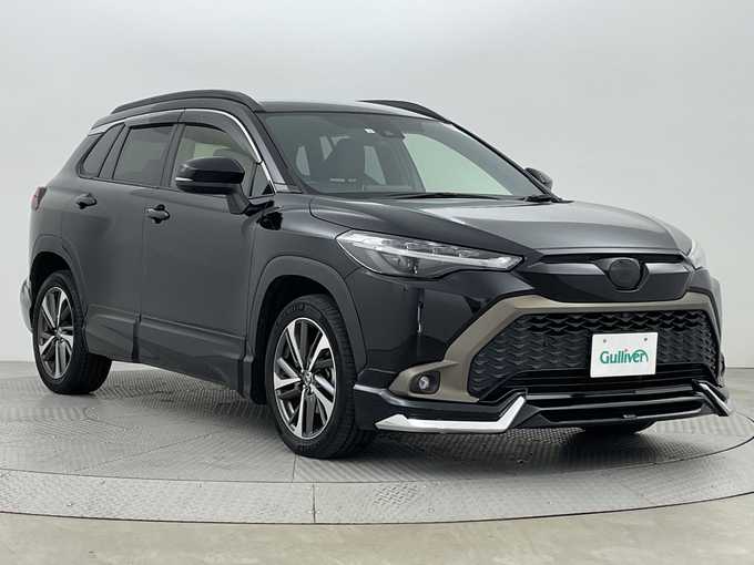 新着情報“カローラクロスハイブリッド Z”2023年式アティチュードブラックマイカ入荷しました！