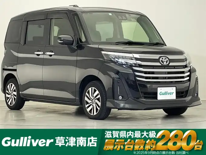 新着情報“ルーミーカスタムG”2023年式ブラックマイカメタリック入荷しました！