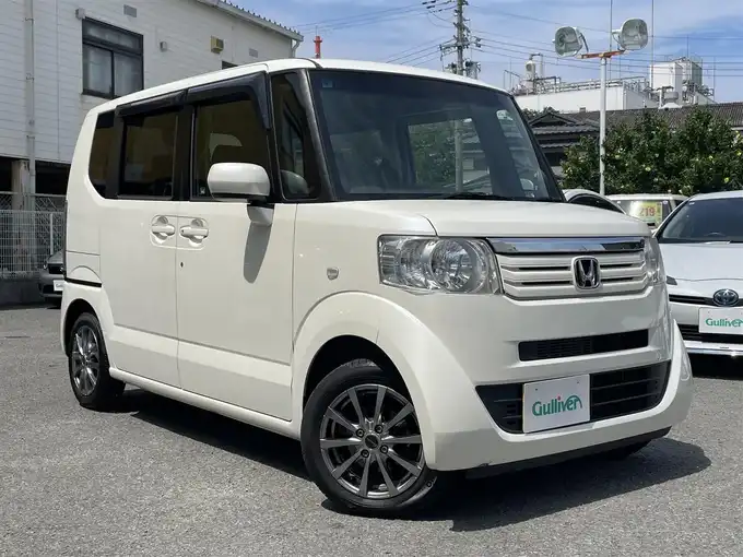 新着情報“Ｎ－ＢＯＸ＋G・Lパッケージ”2013年式プレミアムホワイトパール入荷しました！
