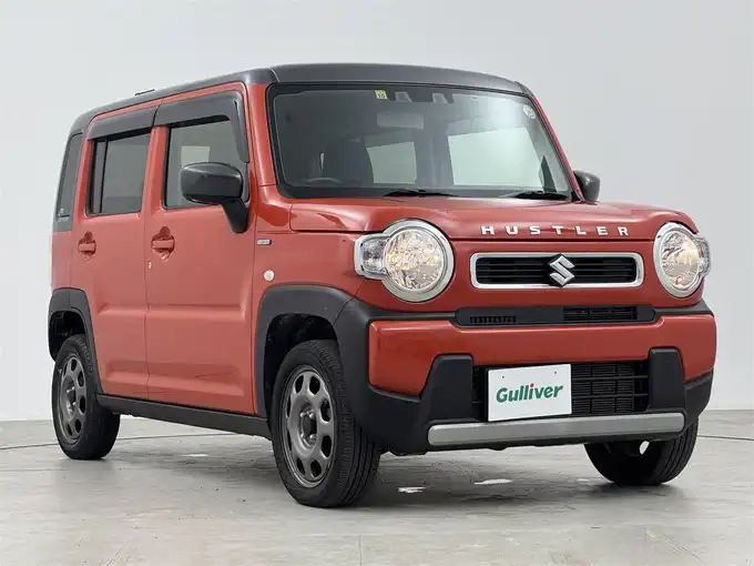 新着情報“ハスラーハイブリッドG スズキセーフティサポート非装着車”2020年式バーミリオンオレンジ/ガンメタリック2トーン入荷しました！