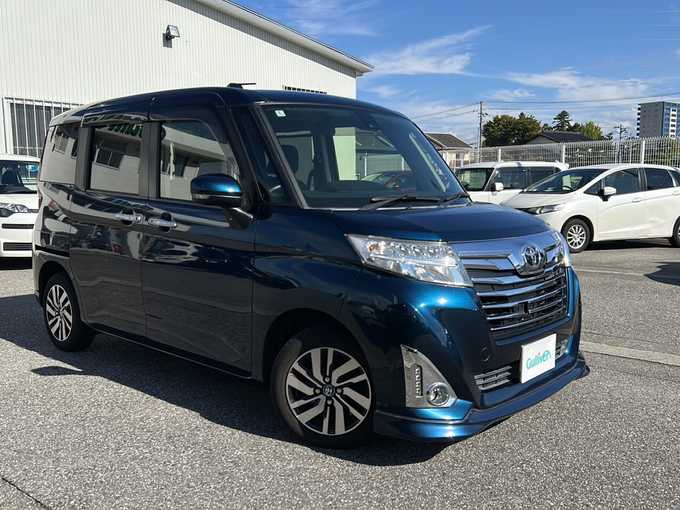 新着情報“ルーミーカスタムG S”2018年式レーザーブルークリスタルシャイン入荷しました！