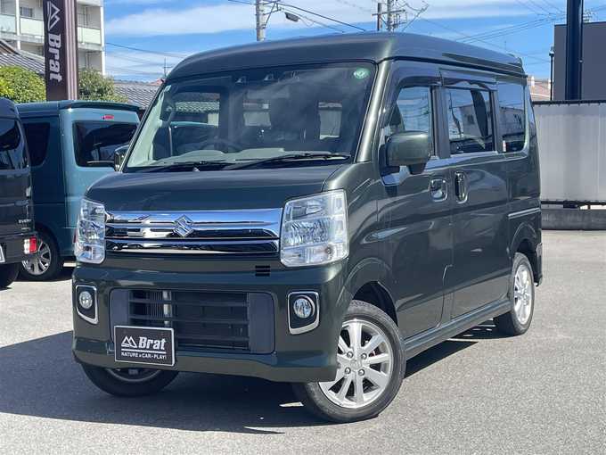 新着情報“エブリイワゴンPZターボ ハイルーフ”2019年式クールカーキPM入荷しました！