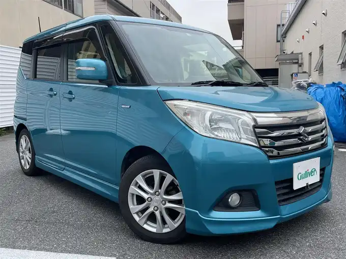 新着情報“ソリオハイブリッドMZ”2018年式ネオンブルーM入荷しました！
