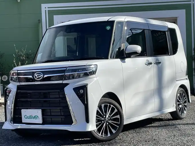 新着情報“タントカスタムRS eco IDLE非装着車”2023年式シャイニングホワイトパール入荷しました！