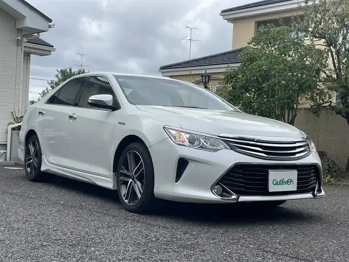 新着情報“カムリハイブリッド レザーパッケージ”2017年式ホワイトパールクリスタルシャイン入荷しました！