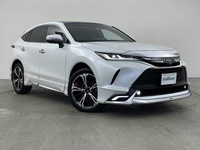 新着情報“ハリアーハイブリッドZ レザーパッケージ”2023年式プラチナホワイトパールマイカ入荷しました！