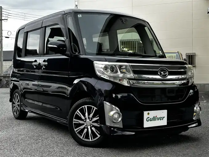 新着情報“タントカスタムX SA”2014年式ナイトシャドーパープルクリスタルM入荷しました！