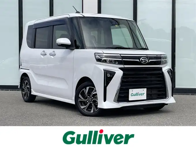 新着情報“タントカスタムX”2022年式シャイニングホワイトパール入荷しました！