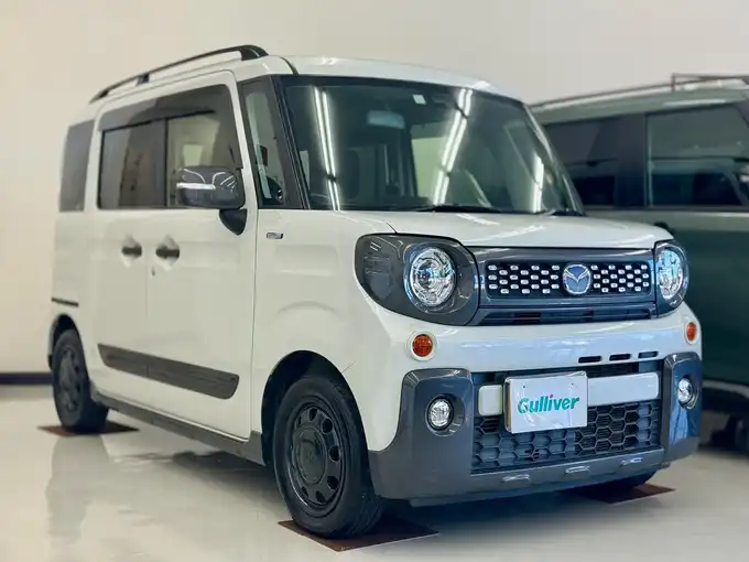 新着情報“フレアワゴンタフスタイルハイブリッドXS”2019年式ピュアホワイトP入荷しました！